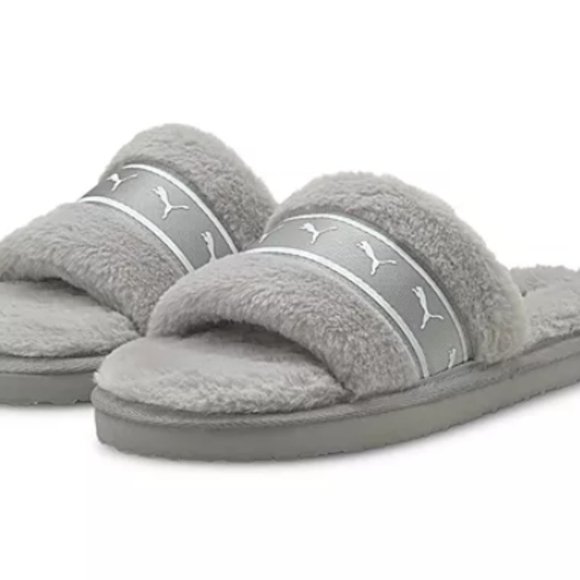 Puma Womens Fluff Remix Slide Sandals - Picture 1 of 7
